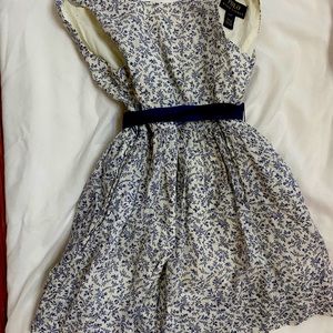Girls polo floral dress